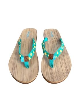 Panama Jack Pieapple Flip Flops Women's Size 9-10